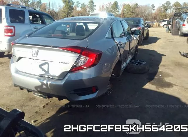 2HGFC2F85KH564205 фото 5