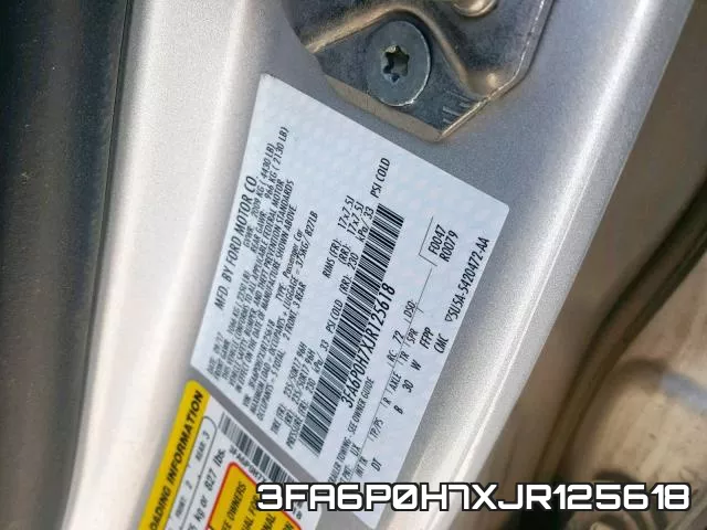 3FA6P0H7XJR125618 фото 2