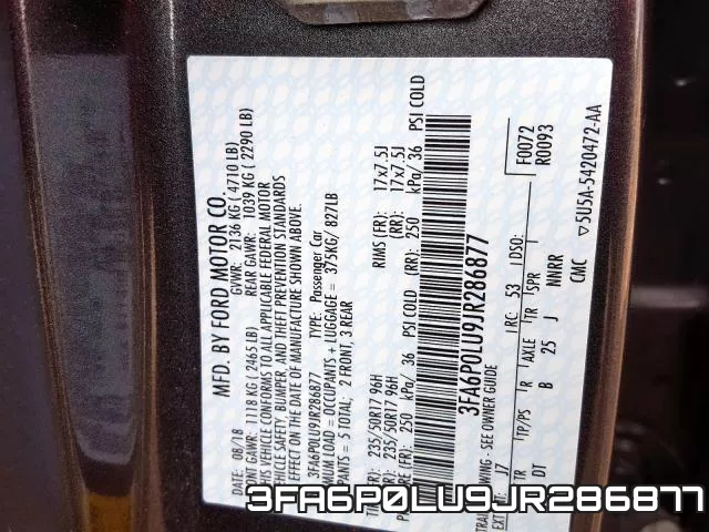 3FA6P0LU9JR286877 фото 2