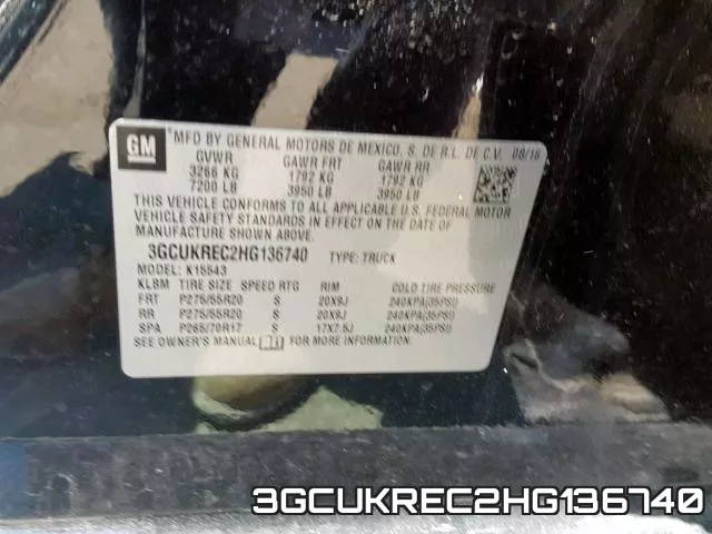 3GCUKREC2HG136740 фото 2