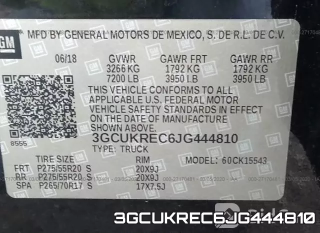3GCUKREC6JG444810 фото 10