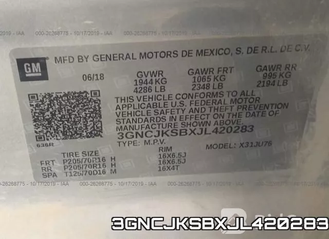 3GNCJKSBXJL420283 фото 10