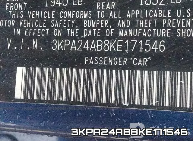 3KPA24AB8KE171546 фото 10