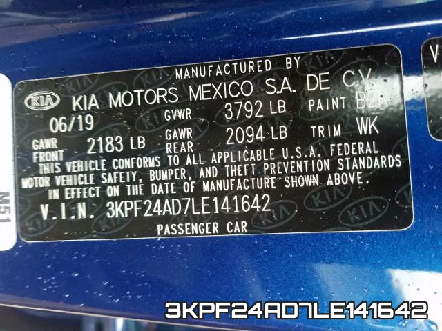 3KPF24AD7LE141642 фото 2