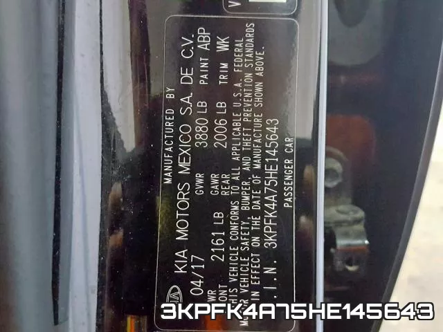 3KPFK4A75HE145643 фото 2