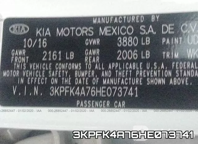 3KPFK4A76HE073741 фото 10
