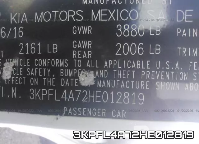 3KPFL4A72HE012819 фото 10