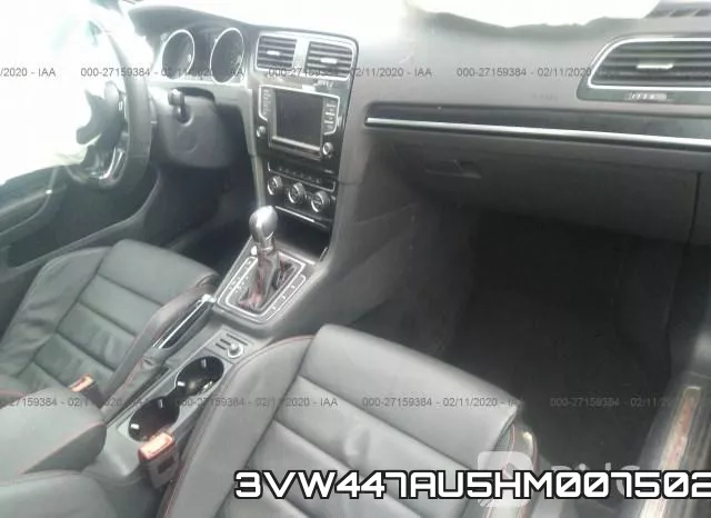 3VW447AU5HM007502 фото 6