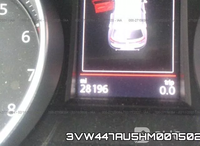 3VW447AU5HM007502 фото 8