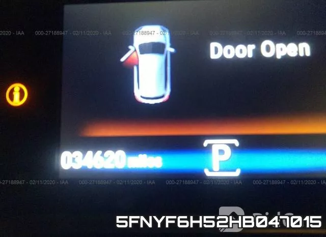 5FNYF6H52HB047015 фото 8
