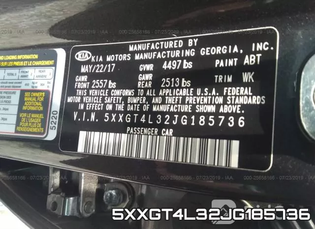5XXGT4L32JG185736 фото 10