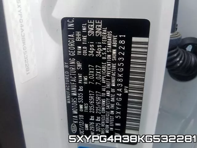 5XYPG4A38KG532281 фото 2