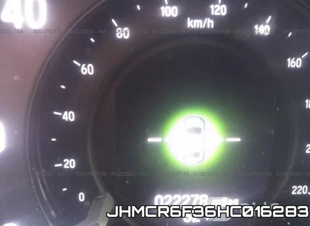 JHMCR6F36HC016283 фото 8