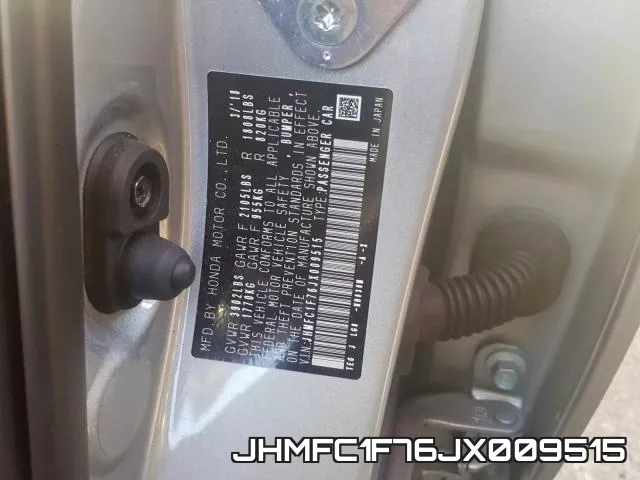 JHMFC1F76JX009515 фото 2