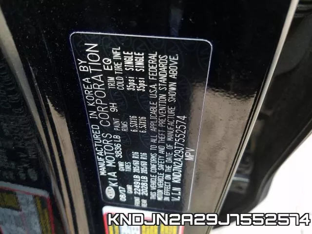 KNDJN2A29J7552574 фото 2