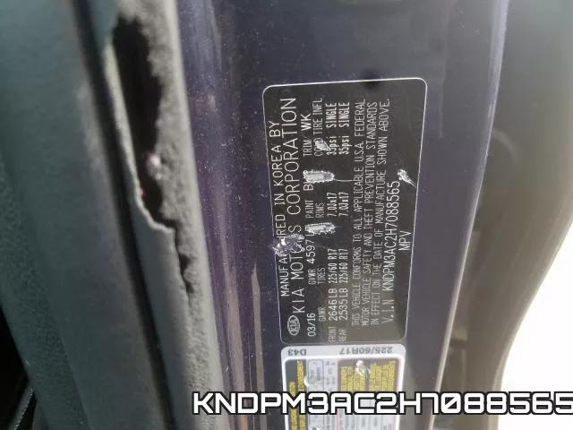 KNDPM3AC2H7088565 фото 2