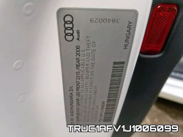 TRUC1AFV1J1006099 фото 2