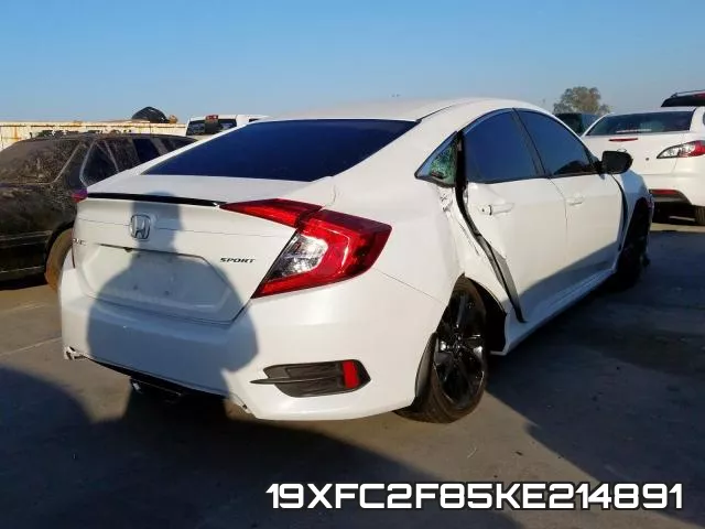 19XFC2F85KE214891 фото 5