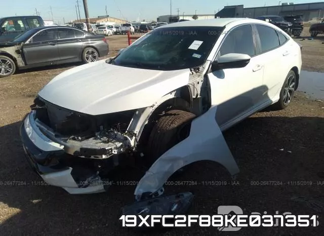 19XFC2F88KE037351 фото 3