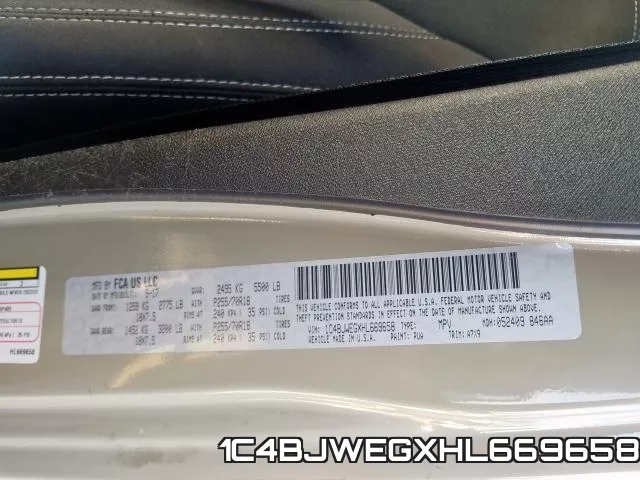 1C4BJWEGXHL669658 фото 2