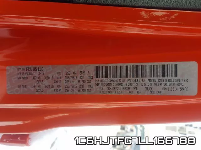 1C6HJTFG7LL166788 фото 2