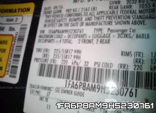 1FA6P8AM9H5230761 фото 10