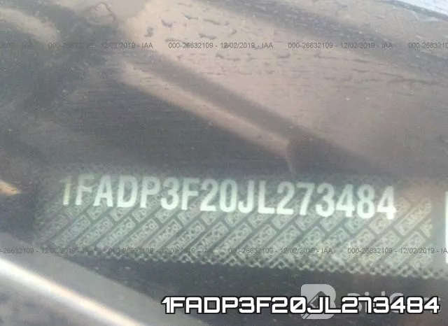 1FADP3F20JL273484 фото 10