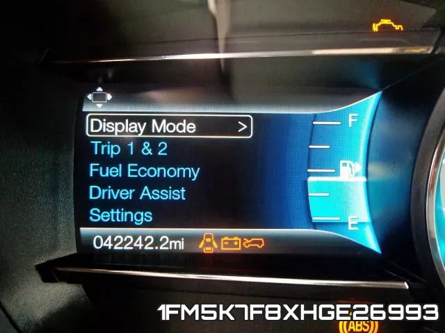 1FM5K7F8XHGE26993 фото 9