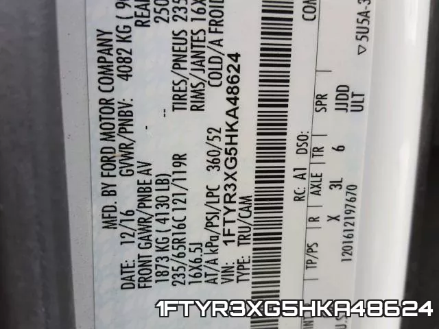 1FTYR3XG5HKA48624 фото 2