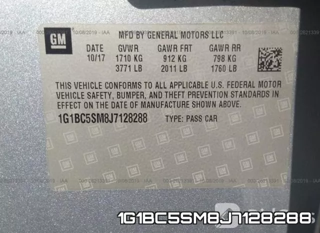 1G1BC5SM8J7128288 фото 10