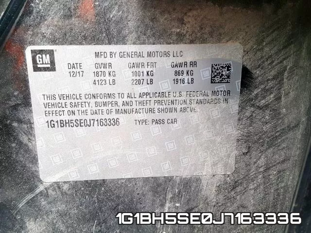 1G1BH5SE0J7163336 фото 2