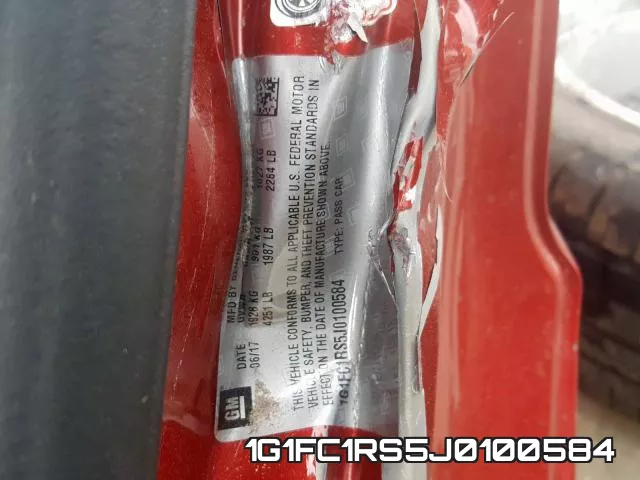 1G1FC1RS5J0100584 фото 2