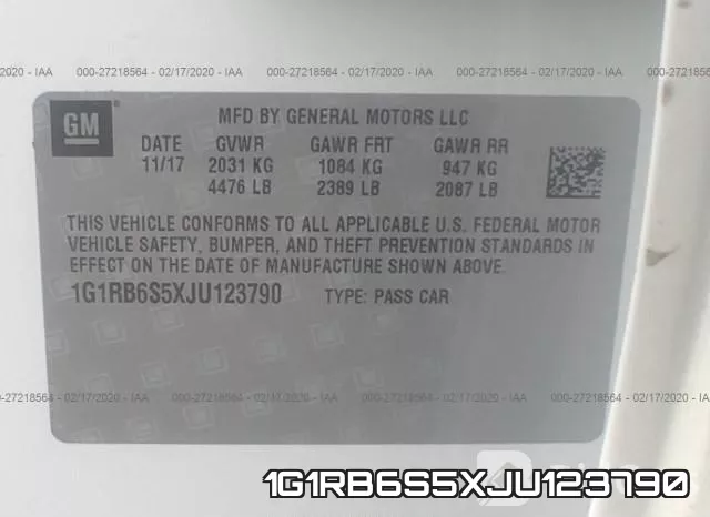 1G1RB6S5XJU123790 фото 10
