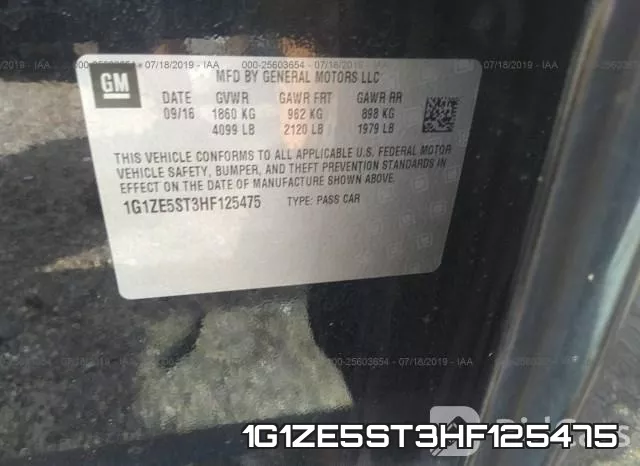 1G1ZE5ST3HF125475 фото 10