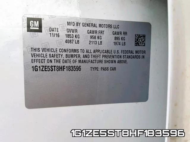 1G1ZE5ST8HF183596 фото 2