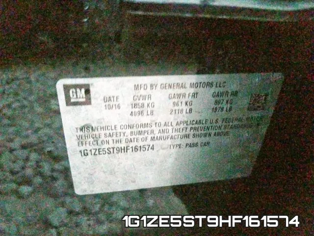 1G1ZE5ST9HF161574 фото 2