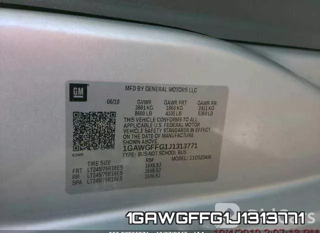 1GAWGFFG1J1313771 фото 10