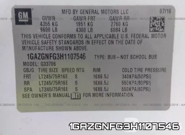 1GAZGNFG3H1107546 фото 10