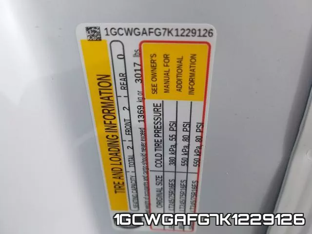 1GCWGAFG7K1229126 фото 2