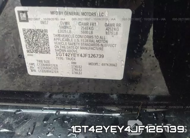 1GT42YEY4JF126739 фото 10