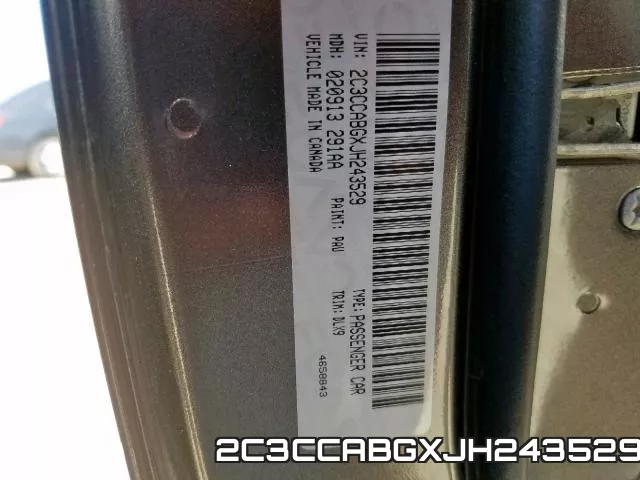 2C3CCABGXJH243529 фото 2
