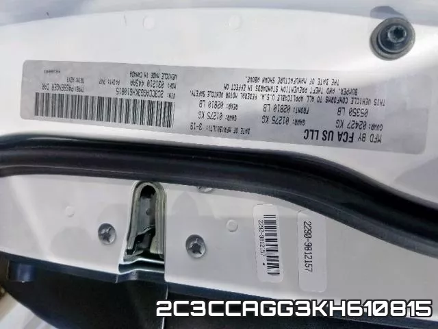 2C3CCAGG3KH610815 фото 2