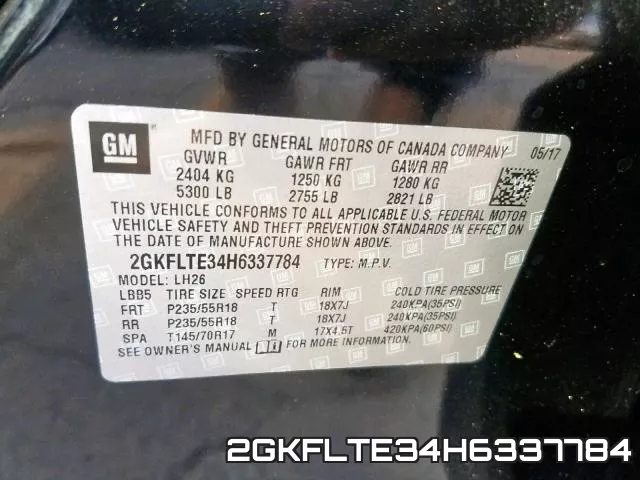 2GKFLTE34H6337784 фото 2