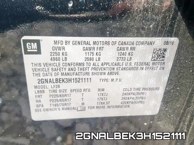 2GNALBEK3H1521111 фото 2