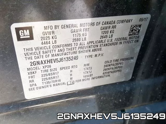 2GNAXHEV5J6135249 фото 2