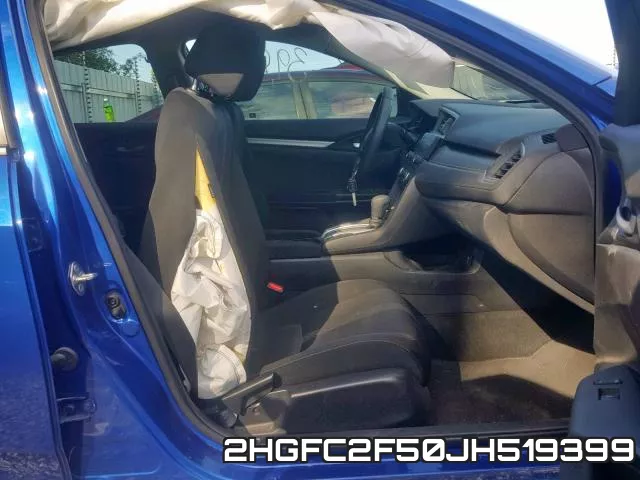 2HGFC2F50JH519399 фото 6