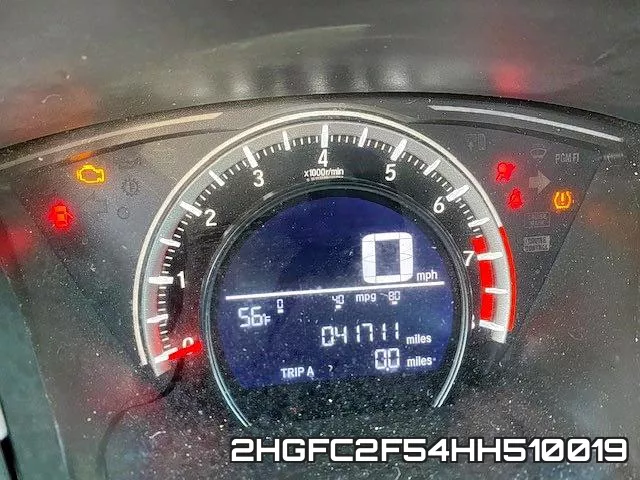 2HGFC2F54HH510019 фото 9