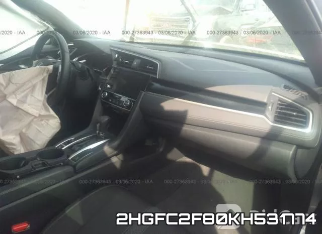 2HGFC2F80KH531774 фото 6