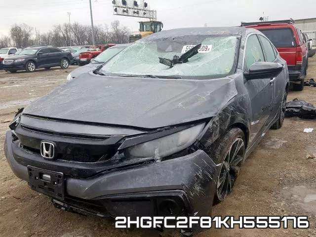 2HGFC2F81KH555176 фото 3