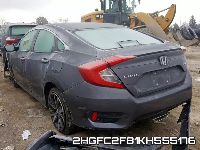 2HGFC2F81KH555176 фото 4